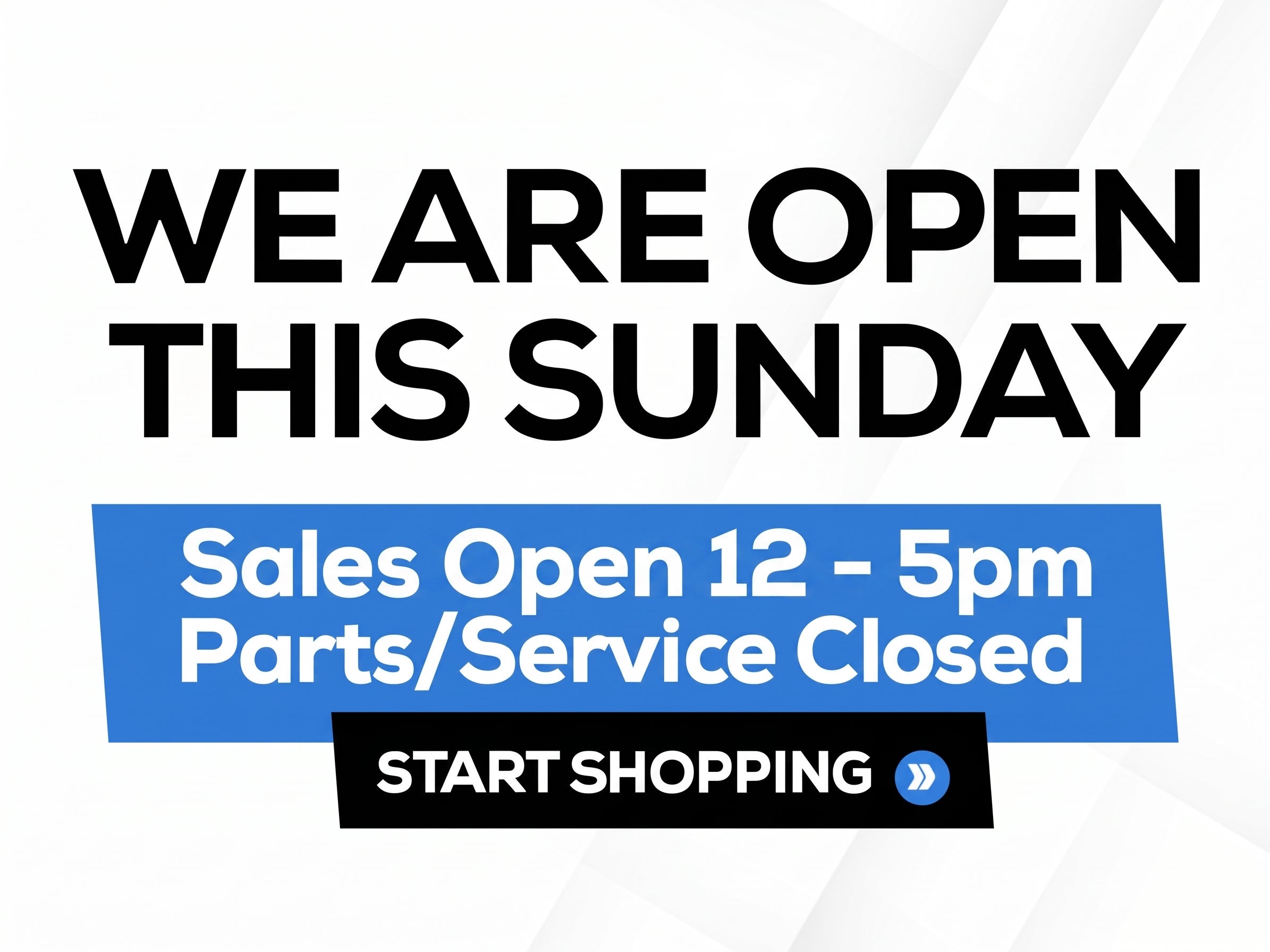 Open Sunday 
