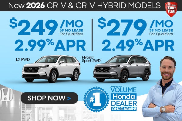 NEW 2026 CR-V & CR-V HYBRID MODELS