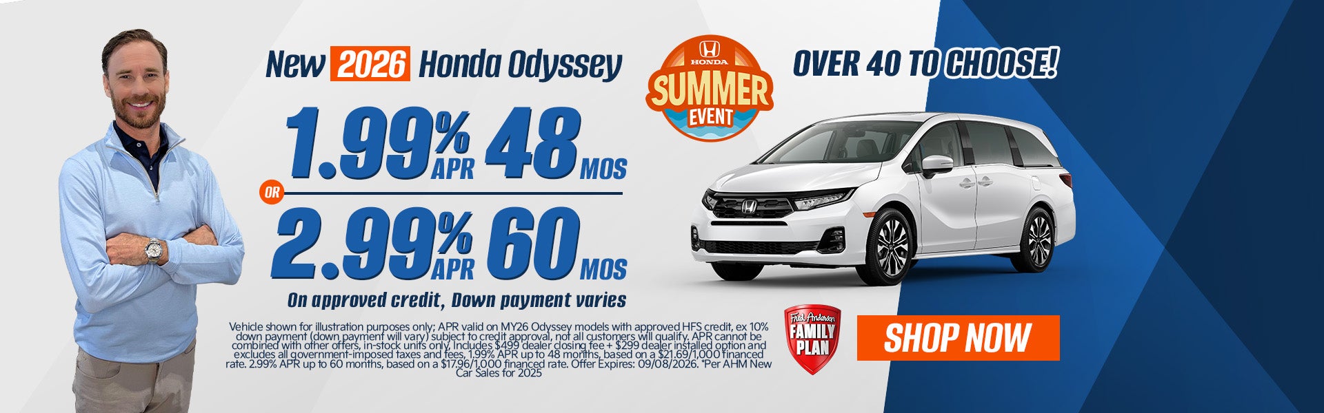 New 2026 Honda Odyssey 
