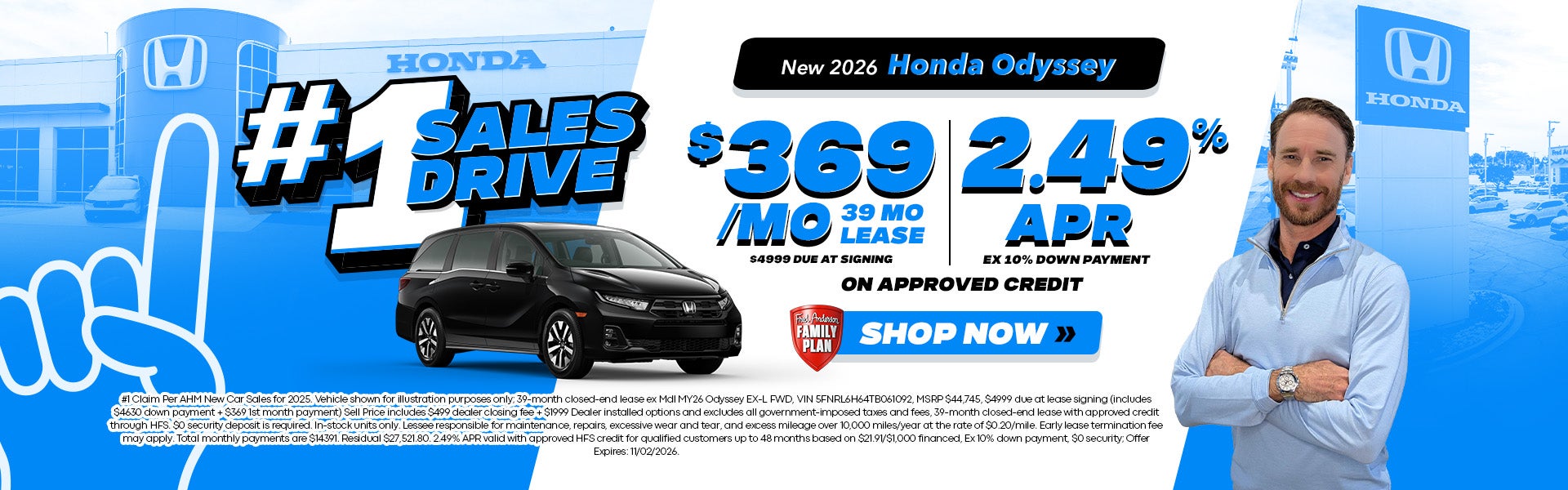 New 2026 Honda Odyssey